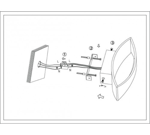 Настенный светильник DesignLed GW-A715-5-WH-WW 003024