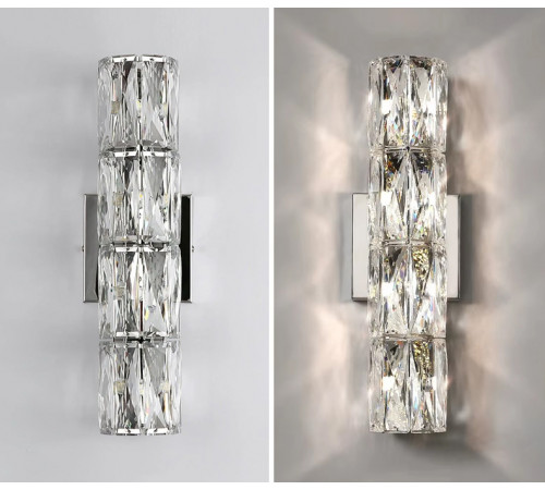 Настенный светильник Delight Collection Wall lamp A06W/4 silver/clear Настенный светильник Delight Collection Wall lamp A06W/4 silver/clear