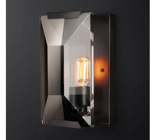 Настенный светильник Delight Collection Harlow Crystal KR0354W-1A black/clear Настенный светильник Delight Collection Harlow Crystal KR0354W-1A black/clear