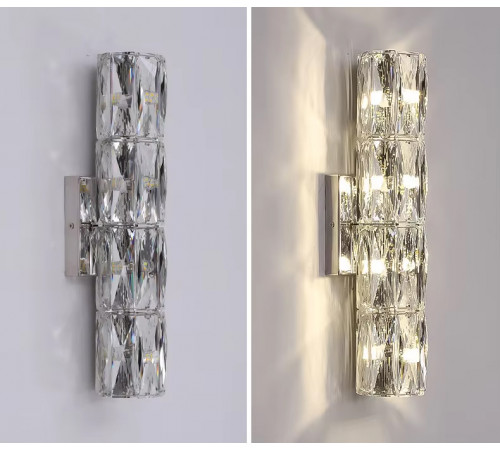 Настенный светильник Delight Collection Wall lamp A06W/4 silver/clear Настенный светильник Delight Collection Wall lamp A06W/4 silver/clear