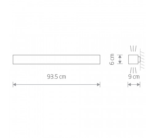 Настенный светильник Nowodvorski Soft Wall Led 90x6 7534 Настенный светильник Nowodvorski Soft Wall Led 90x6 7534