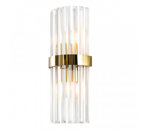 Настенный светильник Crystal Lux SORPRESA AP2 BRASS/TRANSPARENTE Настенный светильник Crystal Lux SORPRESA AP2 BRASS/TRANSPARENTE