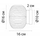 Настенный светильник Arte Lamp Hamal A6170AP-1GO