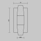 Настенный светильник Maytoni Arana MOD401WL-L6BS3K