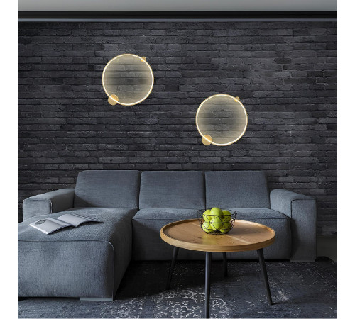 Настенный светильник Crystal Lux REAL AP35W LED BRASS