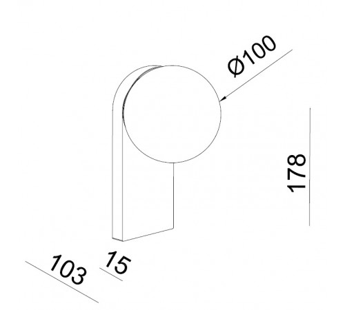 Настенный светильник Italline DE-317 gothic Настенный светильник Italline DE-317 gothic