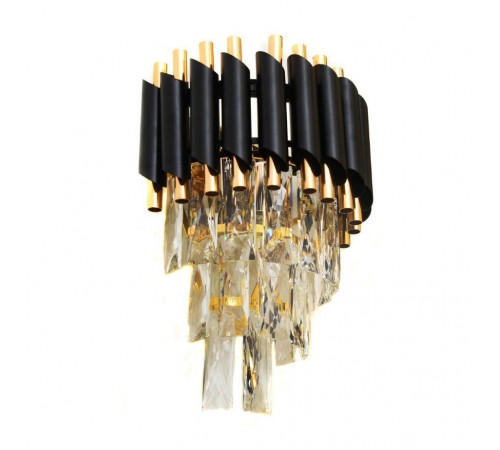 Настенный светильник Lumina Deco Funneli LDW 6003-2 BK+F.GD Настенный светильник Lumina Deco Funneli LDW 6003-2 BK+F.GD