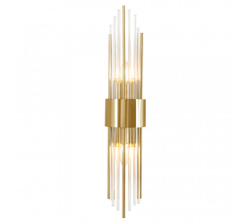 Настенный светильник Crystal Lux ATENTO AP2 BRASS/TRANSPARENTE Настенный светильник Crystal Lux ATENTO AP2 BRASS/TRANSPARENTE