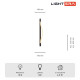 Настенный светильник Lightera Tura LE103W-80B