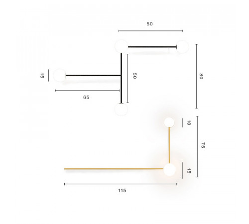 Настенный светильник ImperiumLoft Lines 189565-26 Настенный светильник ImperiumLoft Lines 189565-26