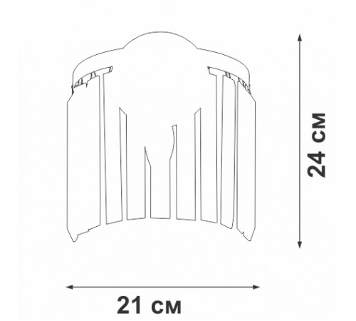 Настенный светильник Vitaluce V5151-9/1A Настенный светильник Vitaluce V5151-9/1A
