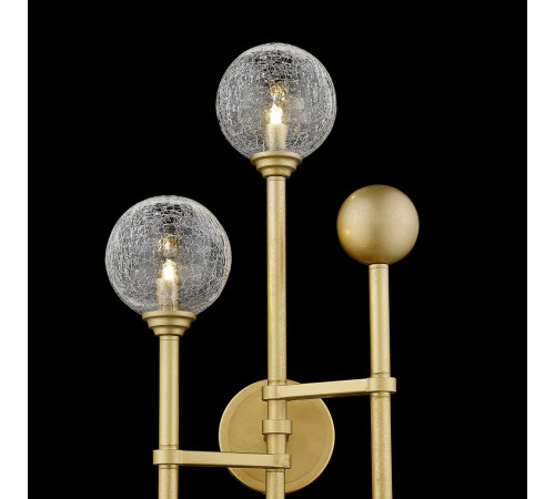 Настенный светильник Delight Collection Fluxus W68084-3 gold Настенный светильник Delight Collection Fluxus W68084-3 gold