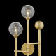 Настенный светильник Delight Collection Fluxus W68084-3 gold
