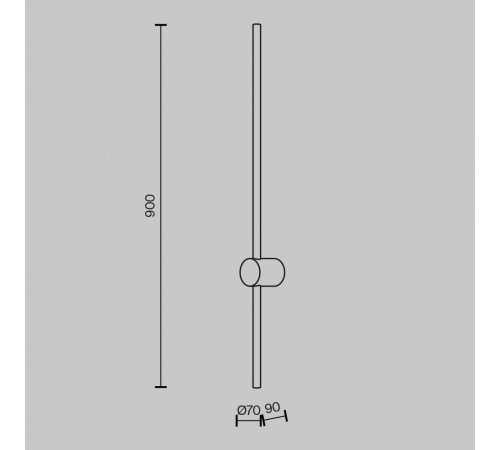 Настенный светильник Maytoni Light stick MOD237WL-L11B3K Настенный светильник Maytoni Light stick MOD237WL-L11B3K