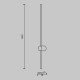 Настенный светильник Maytoni Light stick MOD237WL-L11B3K