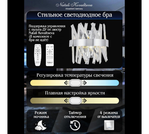 Настенный светильник Natali Kovaltseva Tiziano LED LAMPS 81114/1W Настенный светильник Natali Kovaltseva Tiziano LED LAMPS 81114/1W