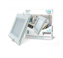 Встраиваемый светильник Gauss Glass 948111212