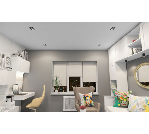 Встраиваемый светильник Denkirs DK3072-BK+WH