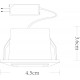Встраиваемый светодиодный светильник Arte Lamp Grill A3153PL-1BK