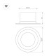 Встраиваемый светильник Arlight MS-DROP-BUILT-R137-24W Warm3000 (BK, 90 deg, 230V) 041499
