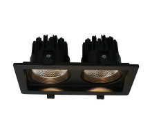 Встраиваемый светодиодный светильник Arte Lamp Privato A7007PL-2BK