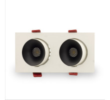 Встраиваемый светильник AM Group AM480-2 BK+WH 15,4W