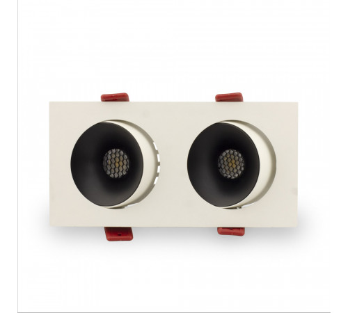 Встраиваемый светильник AM Group AM480-2 BK+WH 15,4W Встраиваемый светильник AM Group AM480-2 BK+WH 15,4W