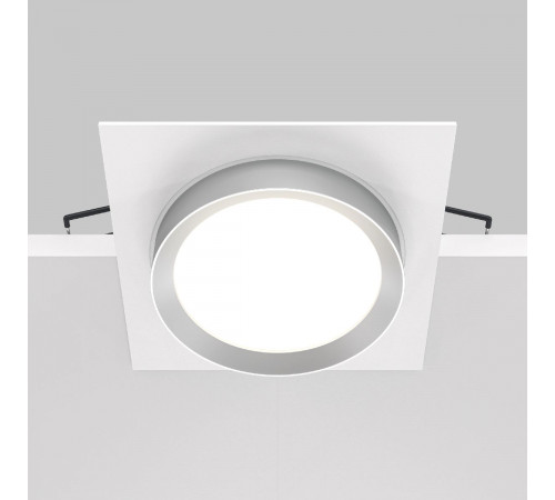 Встраиваемый светильник Maytoni Technical Hoop DL086-GX53-SQ-WS Встраиваемый светильник Maytoni Technical Hoop DL086-GX53-SQ-WS