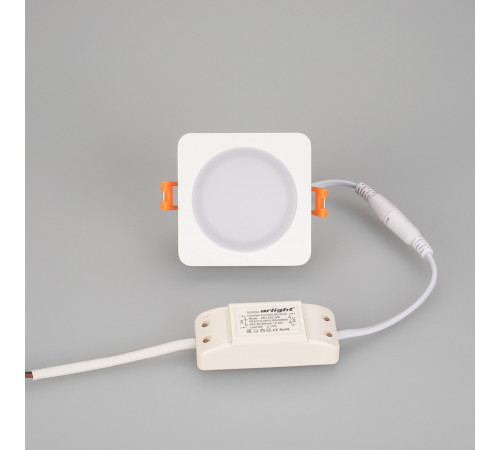 Встраиваемый светильник Arlight LTD-80x80SOL-5W Warm White 3000K 016962 Встраиваемый светильник Arlight LTD-80x80SOL-5W Warm White 3000K 016962