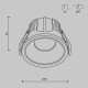 Встраиваемый светильник Maytoni Technical Alfa LED DL043-01-15W3K-RD-WB