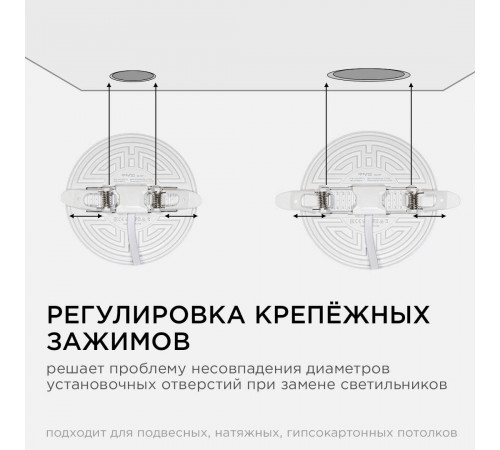 Встраиваемая светодиодная панель безрамочная Apeyron FLP 06-107 Встраиваемая светодиодная панель безрамочная Apeyron FLP 06-107