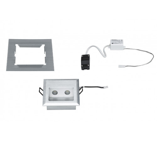 Встраиваемый светодиодный cветильник Paulmann Wall Led Quadro 93753 Встраиваемый светодиодный cветильник Paulmann Wall Led Quadro 93753