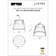 Встраиваемый светильник iLedex Mars 212-12W-D95-3000K-24DG-BK