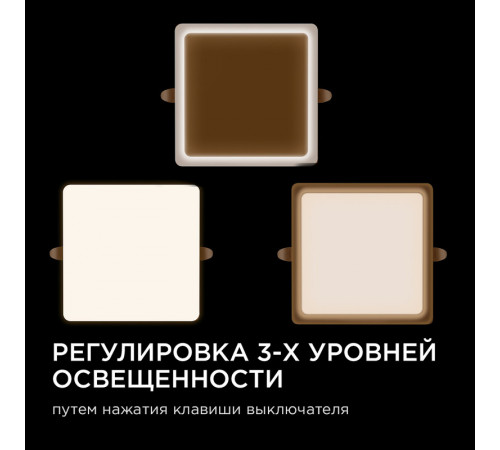 Встраиваемая светодиодная панель Apeyron FLP 06-118 Встраиваемая светодиодная панель Apeyron FLP 06-118