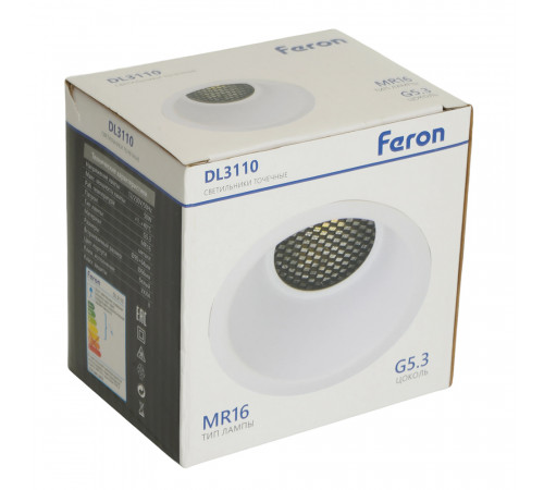 Встраиваемый светильник Feron DL3110 51342 Встраиваемый светильник Feron DL3110 51342