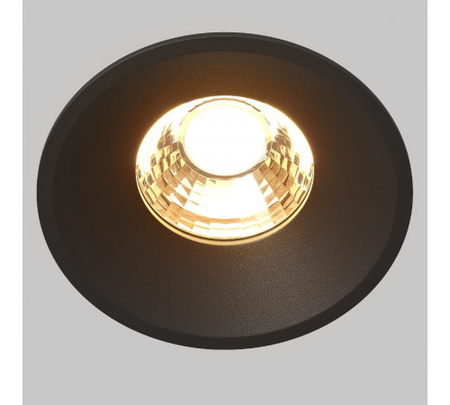 Встраиваемый светильник Maytoni Round DL058-12W2.7K-B Встраиваемый светильник Maytoni Round DL058-12W2.7K-B