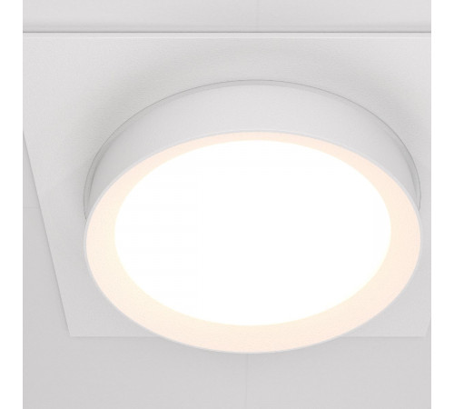 Встраиваемый светильник Maytoni Technical Hoop DL086-GX53-SQ-W Встраиваемый светильник Maytoni Technical Hoop DL086-GX53-SQ-W