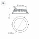 Встраиваемый светодиодный светильник Arlight LTD-220WH-Frost-30W Day White 021498