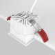 Встраиваемый светильник Maytoni Technical Alfa LED DL043-01-10W3K-SQ-W