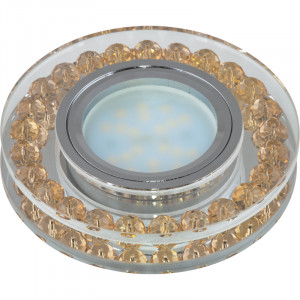 Встраиваемый светильник Fametto Peonia DLS-P102 GU5.3 CHROME/GOLD 09985