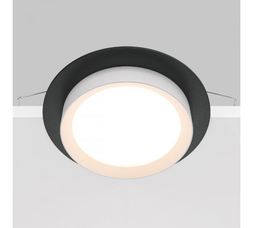 Встраиваемый светильник Maytoni Technical Hoop DL086-GX53-RD-BW Встраиваемый светильник Maytoni Technical Hoop DL086-GX53-RD-BW