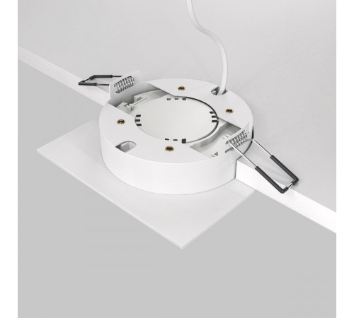 Встраиваемый светильник Maytoni Technical Hoop DL086-GX53-SQ-WB Встраиваемый светильник Maytoni Technical Hoop DL086-GX53-SQ-WB