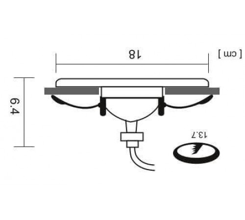 Встраиваемый светильник Arte Lamp A6664PL-1BK Встраиваемый светильник Arte Lamp A6664PL-1BK