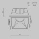 Встраиваемый светильник Maytoni Technical Alfa LED DL043-01-10W3K-SQ-WB