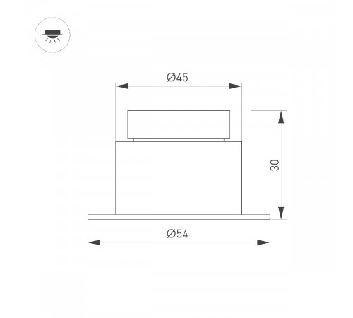 Встраиваемый светильник Arlight MS-GLORY-BUILT-R54-5W Day4000 (NI, 38 deg, 230V) 047288 Встраиваемый светильник Arlight MS-GLORY-BUILT-R54-5W Day4000 (NI, 38 deg, 230V) 047288