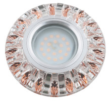 Встраиваемый светильник Fametto DLS-L121 GU5.3 CHROME/CLEAR+BRONZE UL-00000368