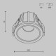 Встраиваемый светильник Maytoni Technical Alfa LED DL043-01-10W3K-RD-W
