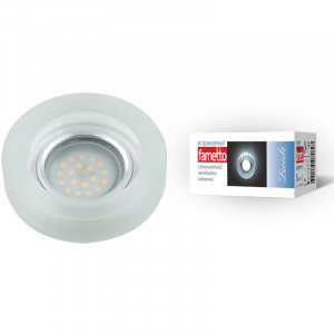 Встраиваемый светильник Fametto Luciole DLS-L110 GU5.3 CHROME/MATT CLEAR