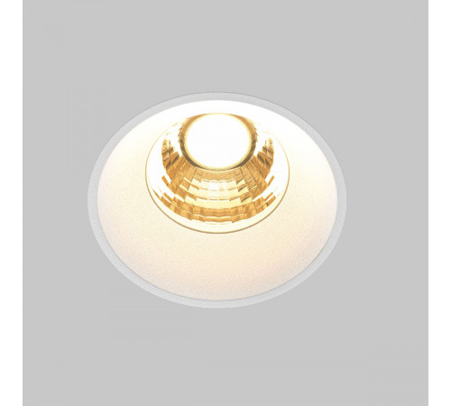 Встраиваемый светильник Maytoni Round DL058-7W2.7K-TRS-W Встраиваемый светильник Maytoni Round DL058-7W2.7K-TRS-W