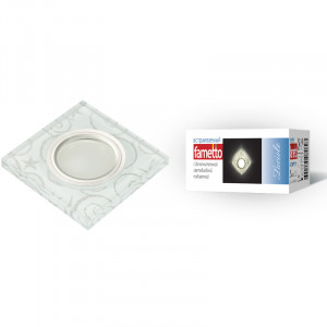 Встраиваемый светильник Fametto Luciole DLS-L203 GU5.3 CHROME/WHITE UL-00000378
